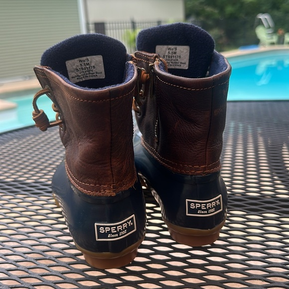 Sperry | Women's Size 5.5 Saltwater Duck Waterproof Rubber Boots - Picture 4 of 9